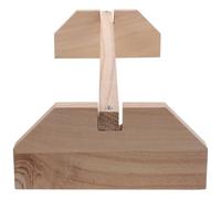 COOPHYA Perchoir à Poussins en Bois Naturel Support Debout pour Poulets et Oiseaux Bar de Dressage Sécurisé Accessoire pour Cages à Oiseaux Éducatif Adapté à Tous Types D’Oiseaux