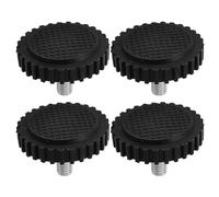 COOPHYA Pieds en Caoutchouc Antidérapants Accessoires de Remplacement Noirs pour 4pcs Facile à Installer Balance Électronique Numérique pour Balance de Poche et Bijoux