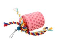 COOPHYA Pierre à Mâcher Aide Broyage des Becs avec Cloche pour Perroquets et Oiseaux Minérale Naturelle, Suspendu pour Cage