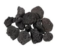 COOPHYA Pierre Naturelle Noire 1 Pack de Pierres Décoratives Décor Sécuritaire pour Poissons Aquatiques, Améliore l'environnement de Vie pour Aquarium et Fontaines
