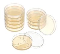 COOPHYA Plaques d'Agar 20 Pièces Milieu Nutritif Prêt à L'Emploi 7 CM pour Culture Microbienne en Laboratoire Scientifique