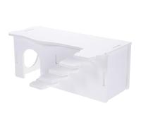 COOPHYA Plateforme D'échelle pour Hamster en PVC Blanc, Résistante à l'usure Échelle Intégrée, Jeu Sommeil des Petits Animaux