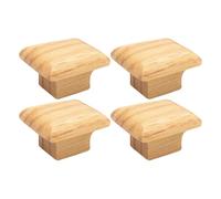 COOPHYA Poignées pour Armoires en Bois 4pcs Style Simple et Généreux Couleur Kaki Décoratives et Sûres pour Meubles Cuisine et Tiroirs