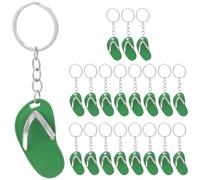 COOPHYA Porte-clés Couleur Aléatoire Lot de 20 en Eva Vert, Décoration Créative et Accessoire pour Paquet, pour Fête Plage ou Usage Quotidien