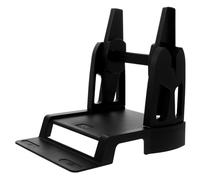 COOPHYA Porte-étiquettes Manuel pour Imprimante Thermique, Support Rouleau Taille Standard, Plastique Noir, Accessoire Externe pour Machine à Étiquettes Bureau et Usage Professionnel