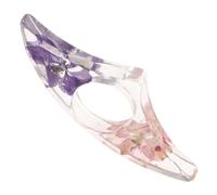 COOPHYA Porte-pages Pour Livres En Ivoire Végétal Anneau Pour Doigt, Marque-page à Fleurs En Résine, Support De Page Pratique Pour Lecture Main - Accessoire De Lecture Élégant Pour Amateurs De Livres