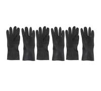 COOPHYA pour Protection des Mains Antidérapants de Shampooing 3 Paires de Moufles et Imperméables en Caoutchouc et Plastique Lors Teinture Capillaire Cuisine et Salon