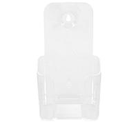 COOPHYA Présentoir à Brochures A6 Mural en Acrylique, Porte-Document Simple Couche Transparent, Support Porte-Panneau pour Bureau et Organisation de Documents Administratifs