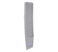 COOPHYA Présentoir de en Entrepôt et Marquage des Articles Classification en Plastic Cartes de Pointage 20 Emplacements Multi-grilles , Support Pratique Mural pour