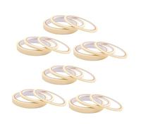 COOPHYA Ruban Adhésif de Masquage pour Nail Art 18 Rouleaux, 3 Tailles Différentes 3/5/12 MM, Outils Manucure pour Décoration d'Ongles Portable et Déchirable