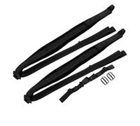 COOPHYA Sangle D'accordéon Réglable en Nylon Noir Rembourrage en Peluche et Mousse Epe, Conception Ergonomique pour Réduire la Pression Mains, pour Accordéons 16-72 Basses