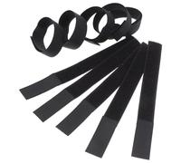 COOPHYA Sangles de Chaussettes antidérapantes, Attaches de Couvre-Pattes, 10pcs, Noir, Nylon Polyester, pour Rain Boots, Outdoor Adventures