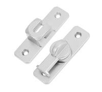 COOPHYA Serrure de Porte Coulissante Aluminium Renforcé Targette Robuste à Verrouillage Rapide Loquet Lourd pour Portes Intérieures et Extérieures Protection Multiple Effraction Cabanons