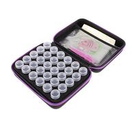 COOPHYA Set D'accessoires pour Peinture Diamant 1 Stylo Pointage, Plateau en Plastique et Pochette en Tissu Oxford pour Bricolage et Dessin Artistique