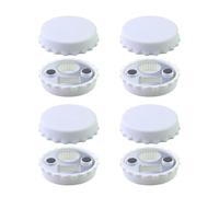 COOPHYA Set de 8 Aimants pour Réfrigérateur de Bouchons de Bouteille Ouvre-bouteille Magnétique en Acier Inoxydable et Plastique, Décoration Cuisine Pratique Maison