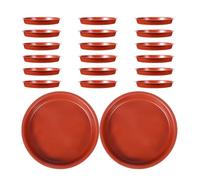 COOPHYA Soucoupes Rondes Lot de 20 pour Pots de Fleurs en PP