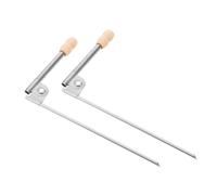 COOPHYA Souffleur D'émail Portable Outil de Peinture Céramique en Acier Inoxydable avec Buse en Bois Facile à Nettoyer Lot de 2 Pièces pour de Poterie