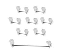 COOPHYA Stabilisateur Satellite pour Clavier Mécanique 100% 6, 25u 2u | Kit 1 Set Abs Métal, pour Barre D’espace et Touche Entrée, Structure Raisonnable, Usage Pro et Pratique