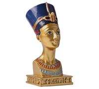 COOPHYA Statue Feng Shui Égyptienne Cléopâtre en Résine Buste de Reine pour Décoration Intérieure et Présent Maison