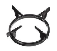 COOPHYA Support de Brûleur en Fer Noir pour Cafetière et Casseroles, Surface Lisse sans Bavures, Design Spécial Finition Soignée, Accessoire la Cuisine pour Cuisinière à Gaz