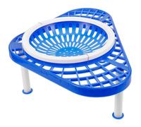 COOPHYA Support de Nid de Pigeon en Plastique Bleu Léger Stabilisateur Triangulaire pour Reproduction et Éclosion Cages à Oiseaux