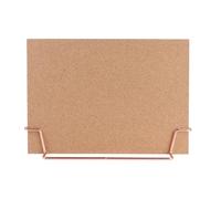 COOPHYA Tableau Mémo en Bois Marron Surface Lisse et Portable, Panneau D'affichage pour Restaurants et Pubs, Support Pratique pour Notes et Messages