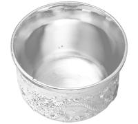 COOPHYA Tasse à Thé Chinoise en Alliage de Zinc Argentée Forme Unique, Décoration Vintage Rétro, Structure Stable, pour Présent de Pendaison de Crémaillère