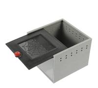 COOPHYA Terrarium à Araignées Ventilé avec Panneau Acrylique Transparent, Boîte D'observation Solide Imitation Pierre, 1 Pièce, pour Reptiles et Petits Animaux de Compagnie