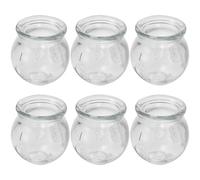 COOPHYA Thérapie par Ventouses 6 Pièces en Verre pour Massage, Ventouses Médicales pour Stimuler le Flux Sanguin, Utilisation à Domicile et Sportive