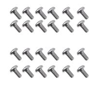 COOPHYA Vis à Tête Ronde en Acier Inoxydable 100pcs pour Fixation Robuste, Facile à Stocker et Entretien, Vis Multi-usages pour Maintenance Industrielle