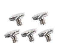 COOPHYA Vis de Fixation Lisse, Facile à Installer en Métal Argenté de Bague Coulissante Pack de 5 Pièces, Accessoires pour Trompette pour Trompette