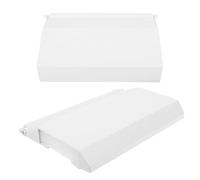 COOPHYA Volet de Skimmer de Piscine Blanc 2pcs en PVC et Éponge, Remplacement Rapide et Facile pour Porte de Skimmer Compatible Piscine et Écumoire