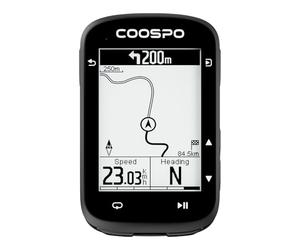 COOPSO CS500 Compteur GPS Vélo sans Fil, Navigation Routière avec IPX7 Etanche, 45H Vie de la Batterie Navigation Écran de 2,6'' Soutien BLE5.0 & Ant+