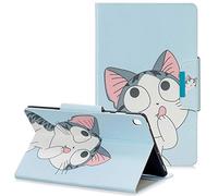 Coopts Coque pour Galaxy Tab S5e 10,5" 2019 SM-T720 SM-T725 SM-T727 - Coque fine résistante aux chocs avec support - Portefeuille - Poche intelligente pour mise en veille/réveil automatique - Coque étanche pour Samsung Tab S5e 10,5 - Chat mignon