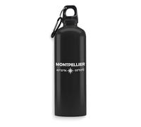 Coordinates Montpellier France City Gourde de sport étanche grande capacité en acier inoxydable