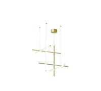 FLOS lampe à suspension COORDINATES S3 (Champagne - Aluminium Extrudé)