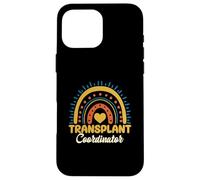 Coordinateur de Transplantation Boho Rainbow Organ Transplant Team Coque pour iPhone 16 Pro Max