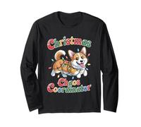 Coordinateur du Chaos de Noël Hommes Femmes Corgidor Corgi Manche Longue