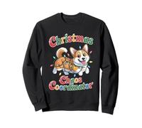 Coordinateur du Chaos de Noël Hommes Femmes Corgidor Corgi Sweatshirt