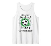 Coordinateur du Chaos du Week-End de Football Funny Soccer MOM Dad Débardeur