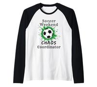 Coordinateur du Chaos du Week-End de Football Funny Soccer MOM Dad Manche Raglan