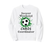 Coordinateur du Chaos du Week-End de Football Funny Soccer MOM Dad Sweatshirt