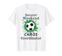 Coordinateur du Chaos du Week-End de Football Funny Soccer MOM Dad T-Shirt