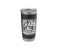 Coordinateur du chaos - Fils adolescent Gobelet isotherme en acier inoxydable double paroi