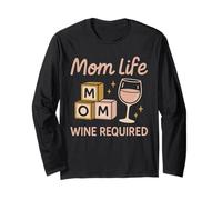 Coordinatrice de Single Mom Life Chaos Wine Coffee Hustle Queen Manche Longue