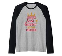 Coordinatrice de Single Mom Life Chaos Wine Coffee Hustle Queen Manche Raglan