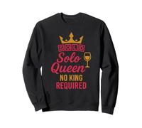 Coordinatrice de Single Mom Life Chaos Wine Coffee Hustle Queen Sweatshirt