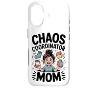Coordinatrice du Chaos Mom Funny Mom Life Coque pour iPhone 17