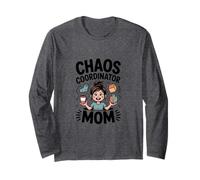 Coordinatrice du Chaos Mom Funny Mom Life Manche Longue