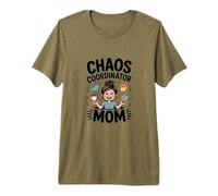 Coordinatrice du Chaos Mom Funny Mom Life T-Shirt Haut de Gamme